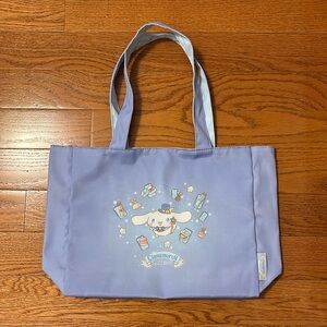 NEW Cinnamoroll Laneige Tote Bag Gift Sanrio Blue Purple Reusable Dog Medium